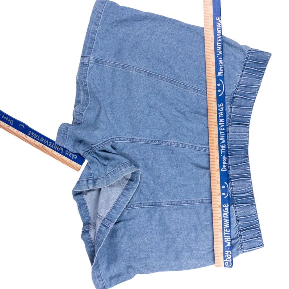 Madewell Denim Easy Pull On Jean Shorts Rathmore Wash Womens Large Elastic Waist - Picture 4 of 4